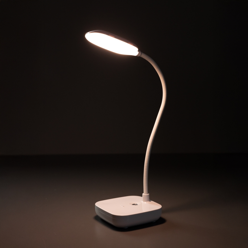 Zuma Line - LED Rechargeable table lamp LED/7W/1200 mAh 3000/4500/6000K CRI 90 white
