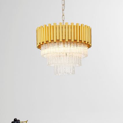 Zuma Line - Chandelier on a chain 4xE14/40W/230V gold