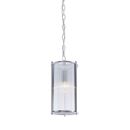 Zuma Line - Chandelier on a chain 1xE27/40W/230V shiny chrome