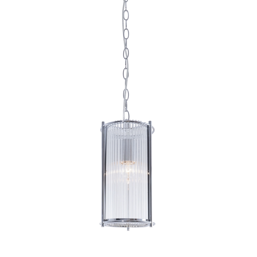 Zuma Line - Chandelier on a chain 1xE27/40W/230V shiny chrome