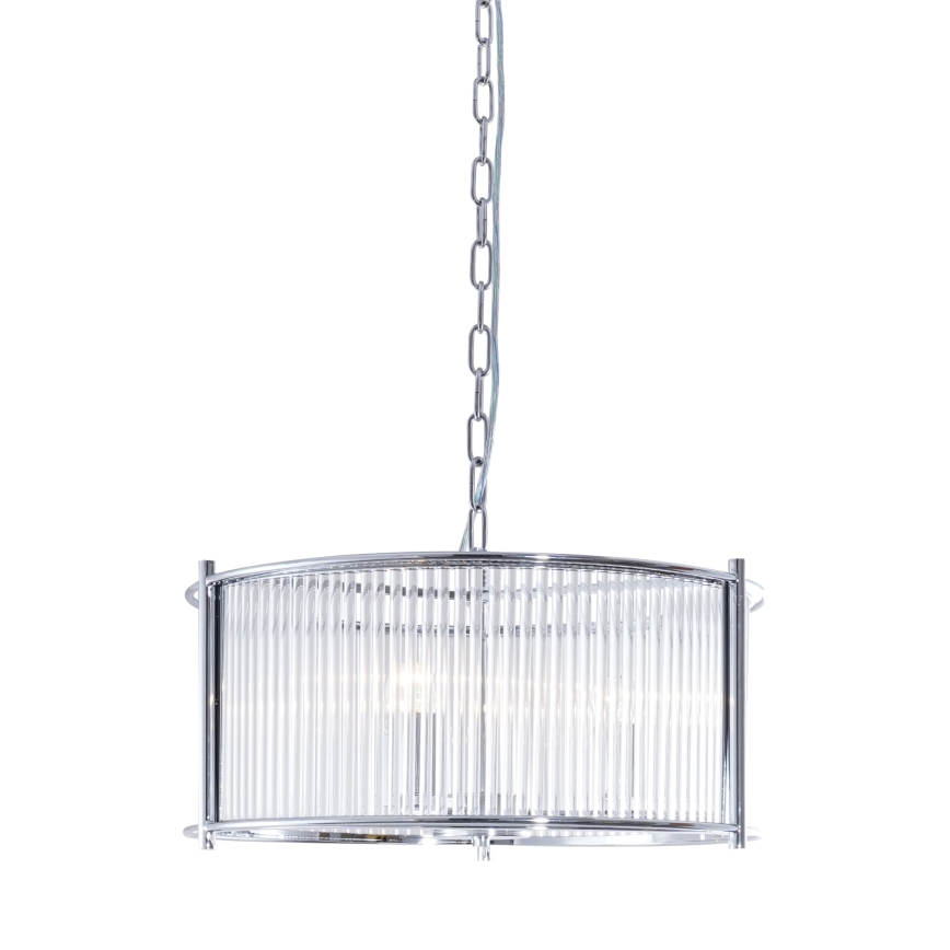 Zuma Line - Chandelier on a chain 3xE27/40W/230V shiny chrome