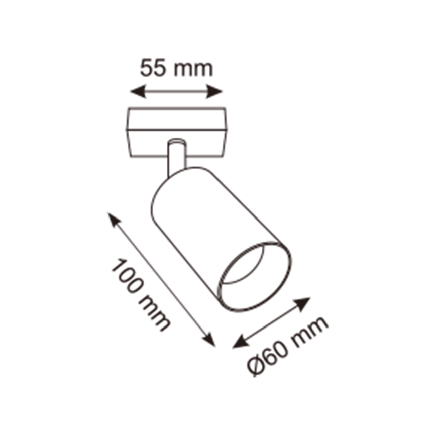 Zuma Line - Wall spotlight 1xGU10/50W/230V gold
