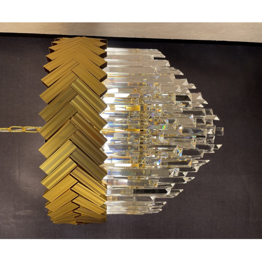 Zuma Line - Chandelier on a chain 9xE14/40W/230V gold