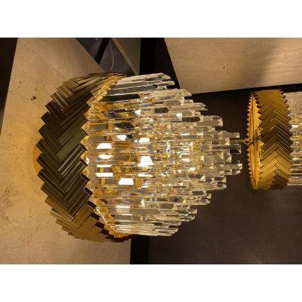 Zuma Line - Chandelier on a chain 9xE14/40W/230V gold