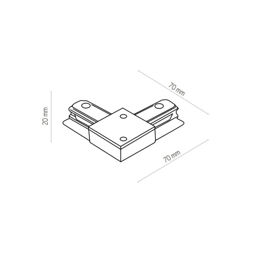 Zuma Line - Spotlight for rail system 6xGU10/10W/230V white + rail accessories