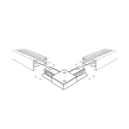 Zuma Line - Spotlight for rail system 6xGU10/10W/230V white + rail accessories
