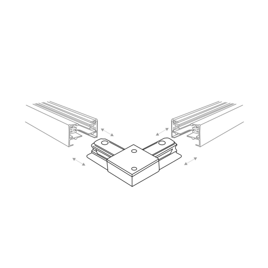 Zuma Line - Spotlight for rail system 6xGU10/10W/230V white + rail accessories