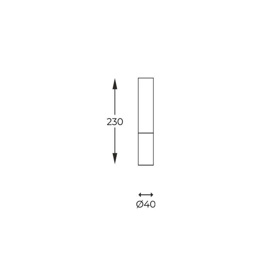 Zuma Line - Spotlight 1xG9/28W/230V 23 cm oak