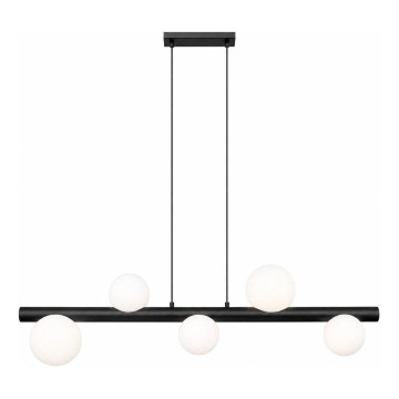 Zuma Line - 5-Light Cable Pendant, G9 33W/230V, Black