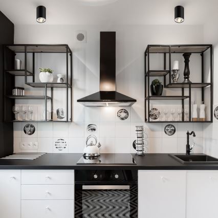 Zuma Line - LED RGBW Dimmable Spotlight 1xGU10/6W/230V black + Remote Control