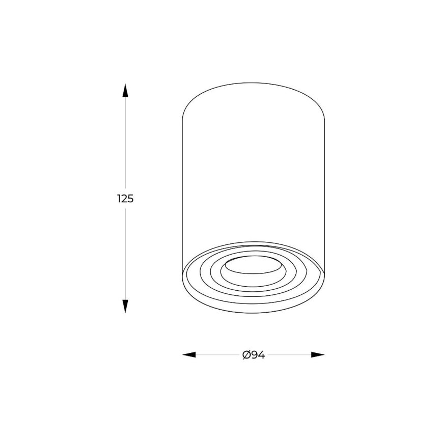 Zuma Line - LED RGBW Dimmable Spotlight 1xGU10/6W/230V black + Remote Control