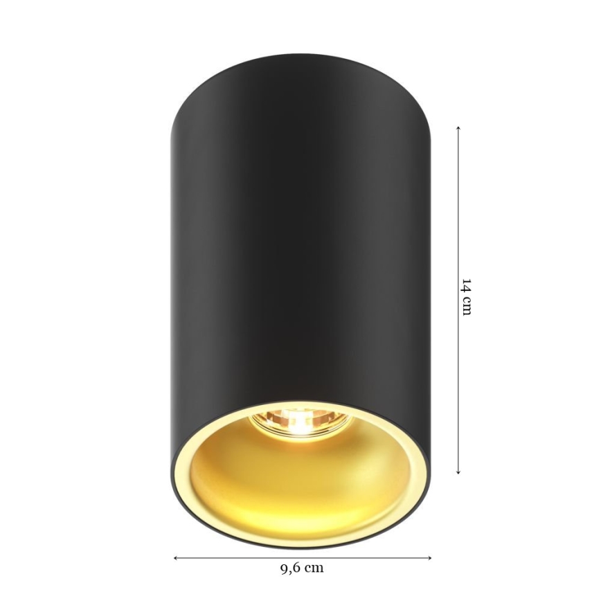 Zuma Line - Spotlight 1xGU10/50W/230V black/gold