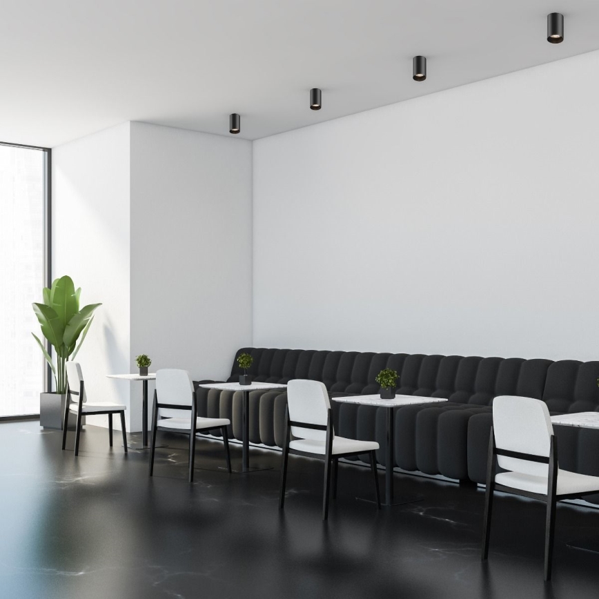 Zuma Line - LED RGBW Dimmable Spotlight 1x GU10/6W/230V Black + Remote Control