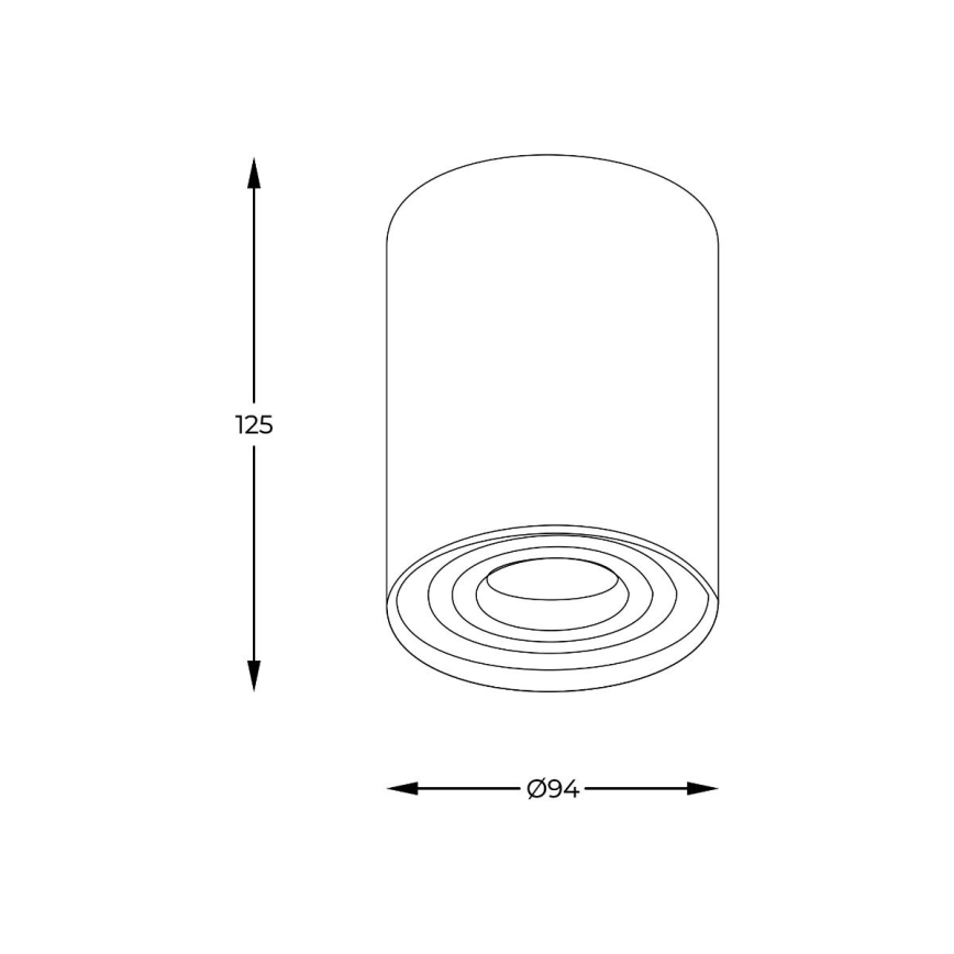 Zuma Line - LED RGBW Dimmable spotlight 1xGU10/6W/230V gold + remote control