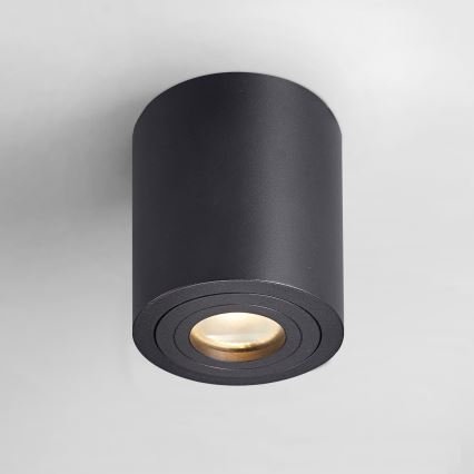 Zuma Line - Dimmable LED RGBW Bathroom Spotlight 1xGU10/6W/230V IP44, Black + Remote Control