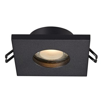 Zuma Line - Bathroom recessed light 1xGU10/50W/230V IP54 black