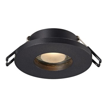 Zuma Line - Bathroom recessed light 1xGU10/50W/230V IP54 black