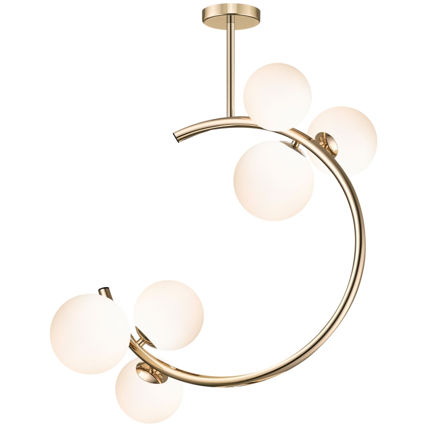 Zuma Line - Chandelier on a pole 6xG9/33W/230V gold
