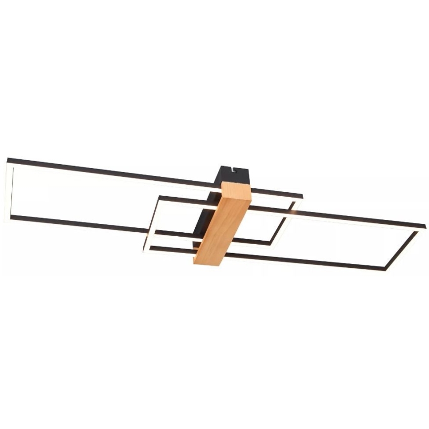 Zuma Line - LED Ceiling light LED/39W/230V 3000K black/pine