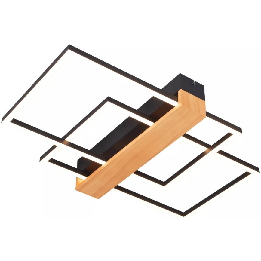 Zuma Line - LED Ceiling light LED/39W/230V 3000K black/pine