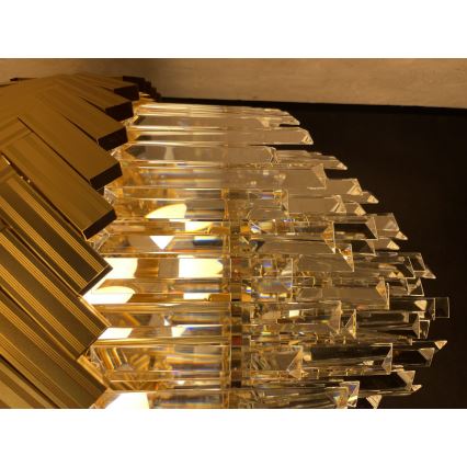Zuma Line - Chandelier on a pole 9xE14/40W/230V gold
