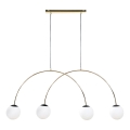 Zuma Line - Cable-hung chandelier 4xE14/10W/230V gold