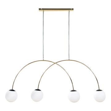 Zuma Line - Cable-hung chandelier 4xE14/10W/230V gold