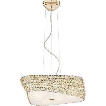 Zuma Line - Cable-hung chandelier 6×G9/42W/230V, Gold