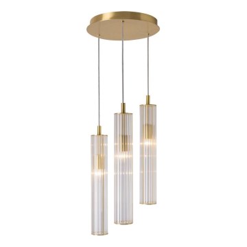 Zuma Line - Cable Pendant Light 3xE14/7W/230V, Gold