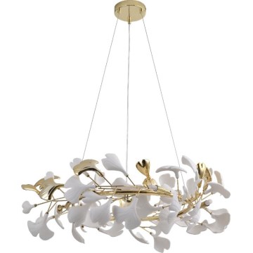 Zuma Line - Cable-suspended chandelier 6xG9/42W/230V gold