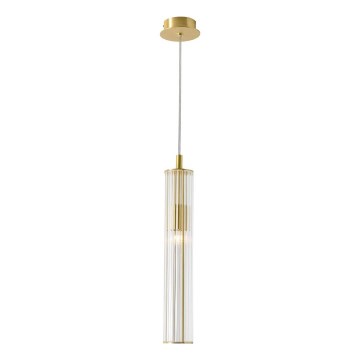 Zuma Line - Cable-suspended pendant light 1xE14/7W/230V gold