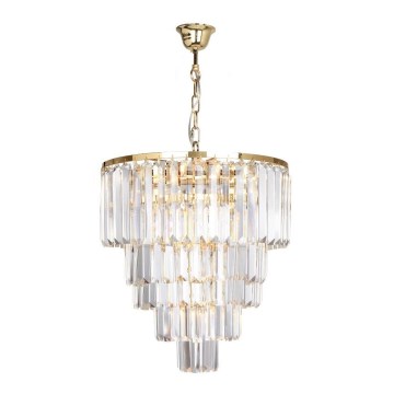 Zuma Line - Chandelier on a chain 10xE14/40W/230V gold