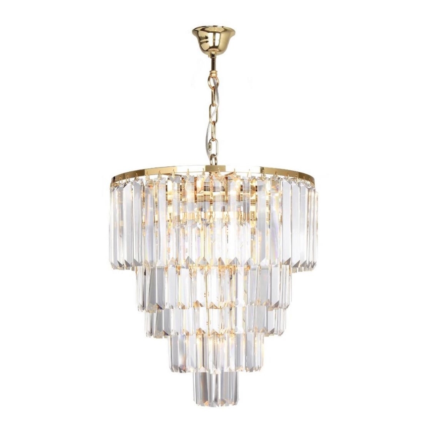 Zuma Line - Chandelier on a chain 10xE14/40W/230V gold