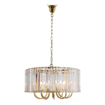 Zuma Line - Chandelier on a chain 10xE14/40W/230V gold
