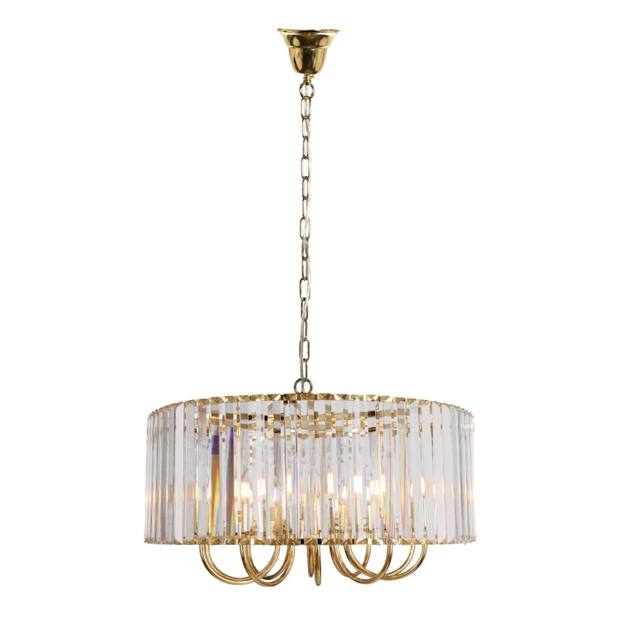 Zuma Line - Chandelier on a chain 10xE14/40W/230V gold