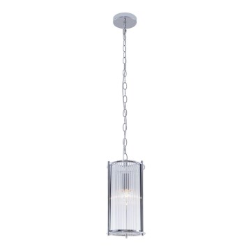 Zuma Line - Chandelier on a chain 1xE27/40W/230V shiny chrome
