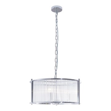 Zuma Line - Chandelier on a chain 3xE27/40W/230V shiny chrome