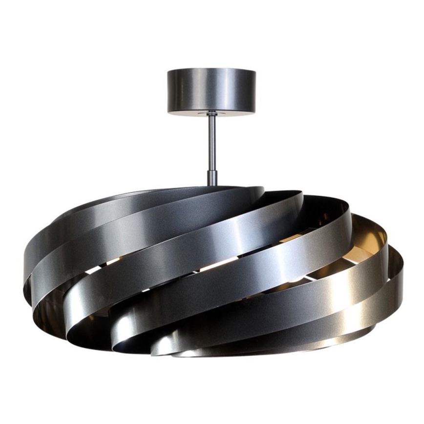 Zuma Line - Chandelier on a pole 4xE27/40W/230V anthracite