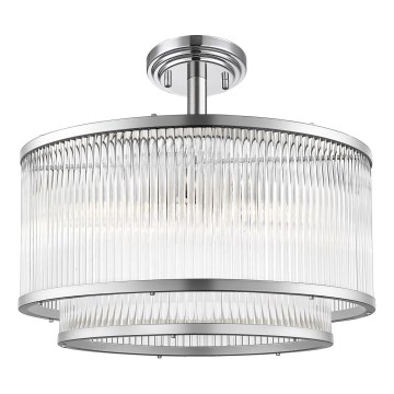 Zuma Line - Chandelier on a pole 5xE14/60W/230V shiny chrome