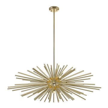 Zuma Line - Chandelier on a pole 9xG9/42W/230V gold