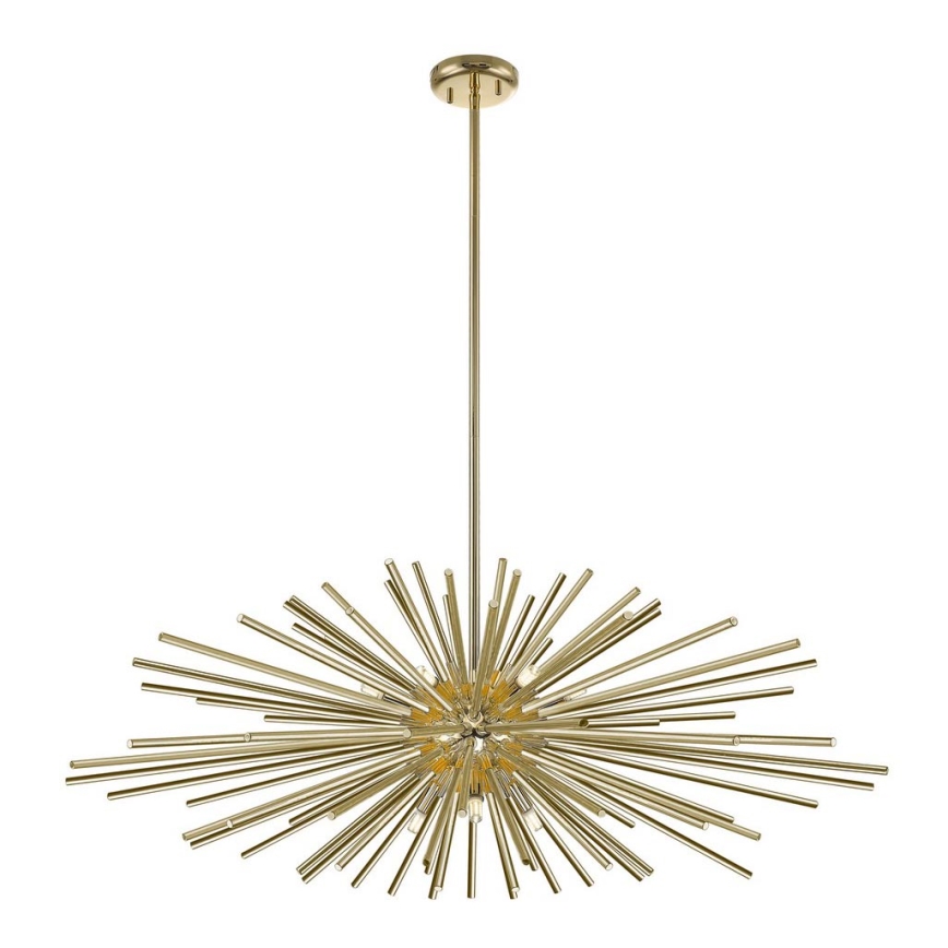 Zuma Line - Chandelier on a pole 9xG9/42W/230V gold