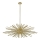 Zuma Line - Chandelier on a pole 9xG9/42W/230V gold