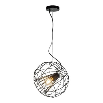 Zuma Line - Chandelier on a string 1xE27/60W/230V black