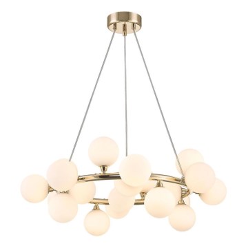 Zuma Line - Chandelier on a string 20xG9/28W/230V gold