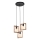 Zuma Line - Chandelier on a string 3xE27/20W/230V pine/black