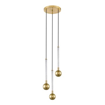 Zuma Line - Chandelier on a string 3xG9/6W/230V brass