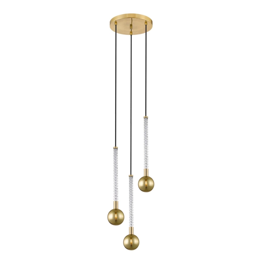 Zuma Line - Chandelier on a string 3xG9/6W/230V brass