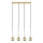 Zuma Line - Chandelier on a string 4xG9/6W/230V brass