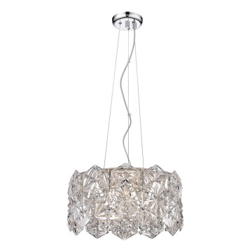 Zuma Line - Chandelier on a string 5xG9/33W/230V shiny chrome