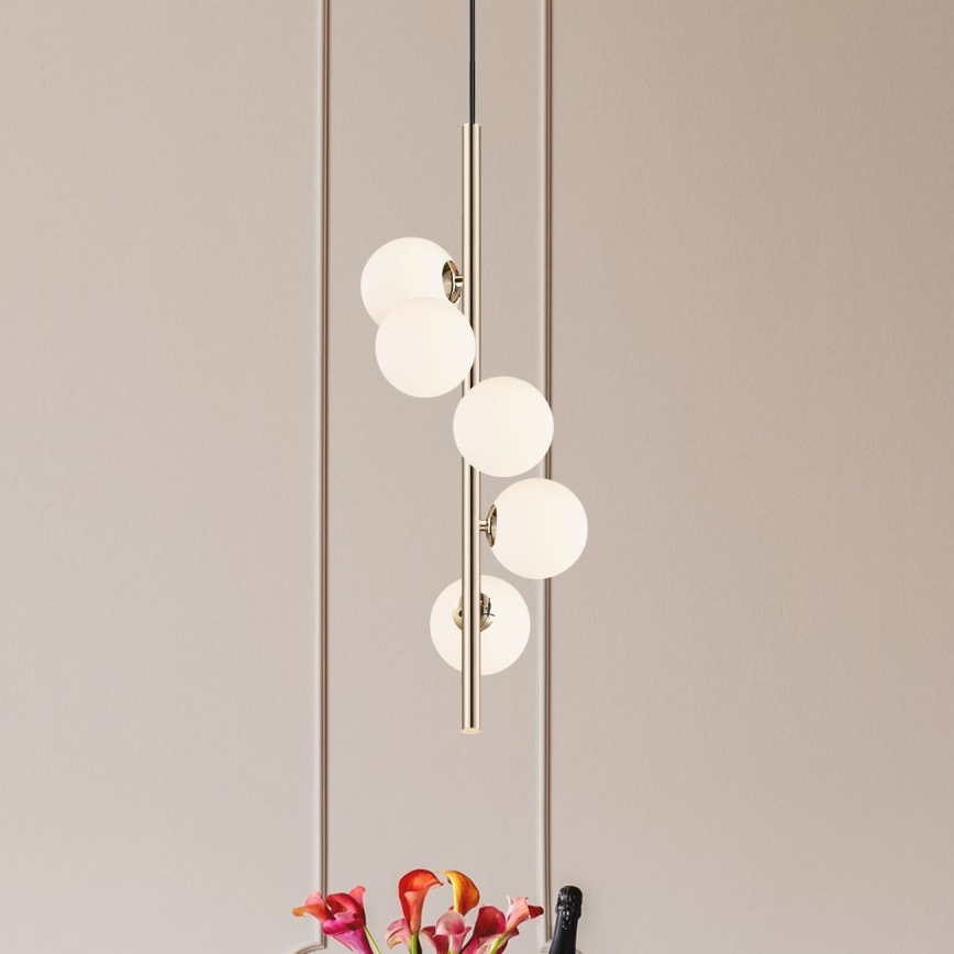 Zuma Line - Chandelier on a string 5xG9/4W/230V gold